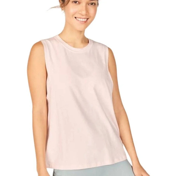 Fabletics Women’s Jade Relaxed Muscle Workout Tank Top Pink Frost Sizes 2X or 3X - Picture 1 of 5